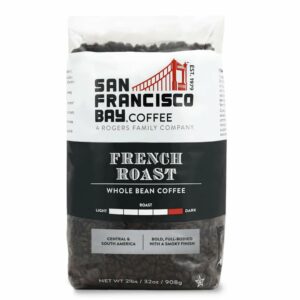 San Francisco Bay Coffee - Dark Roast Whole Bean Coffee - French Roast (2 lb bag)